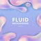 Abstract trendy fluid or liquid shape pastel color background with space for your text