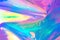 Abstract trendy rainbow colored blurred holographic background