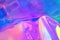 Abstract trendy rainbow colored blurred holographic background