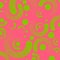 Abstract trendy rose green pattern