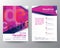 Abstract Triangle Brochure Flyer design Layout template
