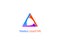 Abstract Triangle Logo Design Vector Template Three Corner