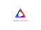 Abstract Triangle Logo Design Vector Template Three Corner