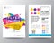 Abstract Triangle shape Poster Brochure Flyer design Layout