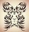 Abstract tribal tiger vector - tattoo - eyes