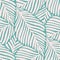 Abstract tropic leaf seamless pattern. Exotic plant