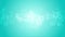 Abstract turquoise geometric squares motion design
