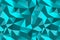 Abstract turquoise geometric triangular seamless low poly style background