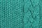 Abstract turquoise knitted wool background