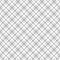 Abstract tweed pattern vector illustration in grey and white. Seamless diagonal check plaid.