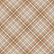 Abstract tweed vector pattern in brown and beige. Seamless hounds tooth tartan check plaid.