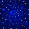 Abstract Twinkle Stars in Blue Background