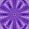 Abstract ultra violet mandala rotate design