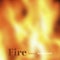 Abstract unfocused fire background