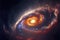 Abstract Universe in Vibrant Colors - Nebula Galaxy AI Illustration