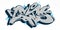 Abstract Urban Graffiti Street Art Word Lets Lettering Vector Illustration Template Element