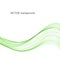 Abstract vector background with smooth color wave. Smoke wavy lines, vector