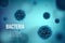 Abstract vector with Bacteria and Bifidobacterium cell. Biology medical science ad concept banner design. Virus and