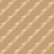 Abstract vector diagonal lines seamless pattern background. Kraft style white and brown backdrop with 3D effect zig zag