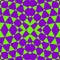 Abstract vector geometric seamless pattern. Neon green and purple color. Op art