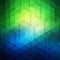 Abstract Vector Geometric Technological Blue And Green Backgroun