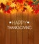 Abstract Vector Illustration Autumn Happy Thanksgiving Background