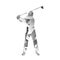 Abstract vector monochromatic golfer
