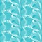 Abstract vector seamless moire pattern with waving curling lines. Striped repeating texture