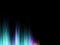 Abstract vector shiny background with glow colorful sound wave. aurora