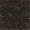 Abstract vector shiny golden textured dust, spots with sparkled gold foil on black background. Golden foil glitter