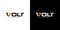 Abstract Vector Volt Logo in two color variations. Premium Logotype design for luxury company branding