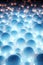 Abstract vertical background, smooth balls. Background for the site, applications. AI generative