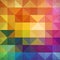 Abstract vibrant triangles vector background