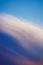 Abstract view of the sky with moving clouds