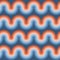 Abstract vintage waves geometry seamless pattern