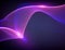 Abstract violet flame vector mesh background. Futuristic technology style.