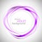 Abstract violet rings vector background