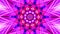 Abstract VJ loop pink blue white  visual kalaidoscope mandala pattern 3d illustration seamless looping animation.