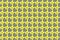 Abstract wallpaper with classic yellow heart pattern seamless on dray background cute pattern for printing fashion fabrics and