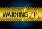 Abstract warning sign vector illustration