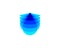 Abstract water aqua logo colorful modern minimal style illustration. Modern water drop logotype
