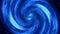Abstract water swirl glitter blue steam motion