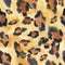 Abstract watercolor animal print seamless pattern, natural trendy texture