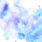 Abstract watercolor background with blue and lilac stains.