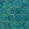 Abstract watercolor background with dark teal color circles. Watercolor hand drawn seamless pattern