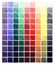 Abstract watercolor colorful gradient squares