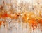 Abstract watercolor orange and white on a wall for textures. Happy, joyful and spiritual life concept. Fresh and optimistic tones