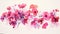 Abstract Watercolor Representation of Vibrant Fuchsia AI Generated