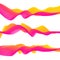 Abstract wave motion smooth color vector. Vector wavy design line element graphic