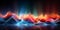 Abstract Wave Pixel Background with Sound Visualization for Music Concept. Concept Abstract Art, Wave Patterns, Pixels, Sound